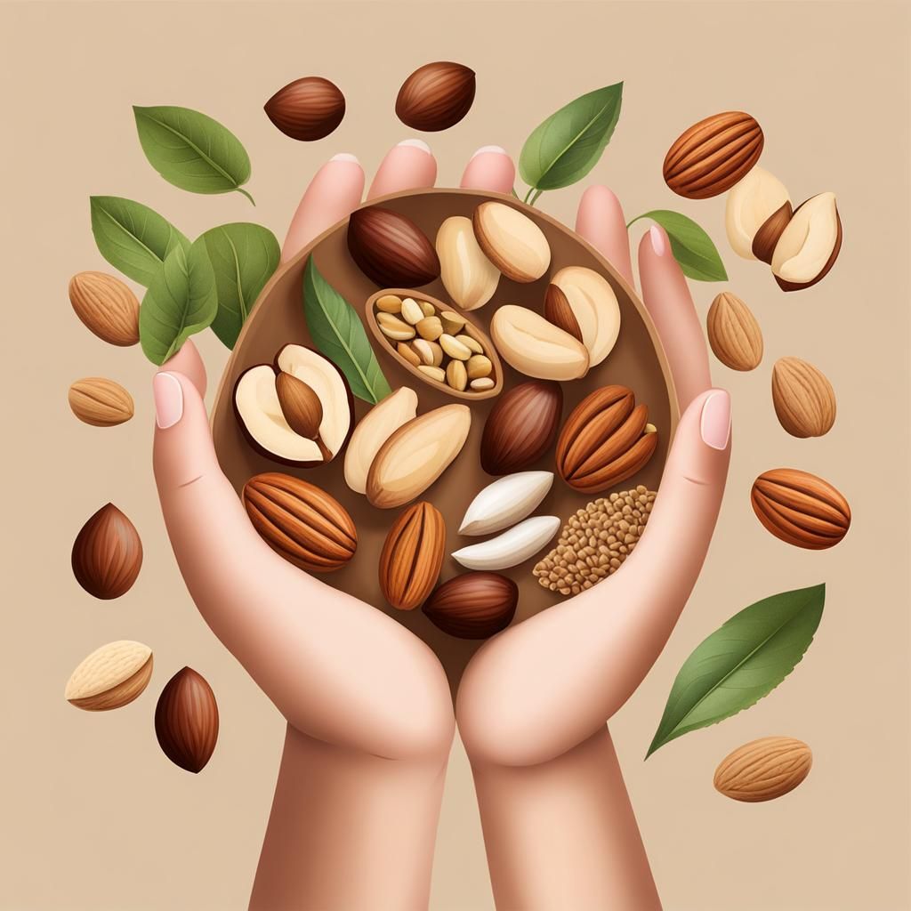 Hand Holding Seeds: A Symbol of Nutrition