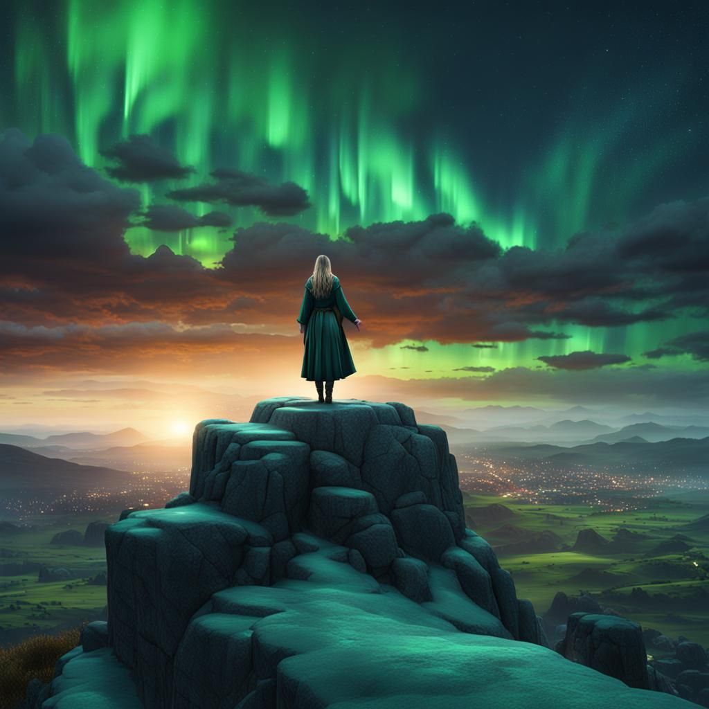 Queen Aoife at the Rock of Cashel