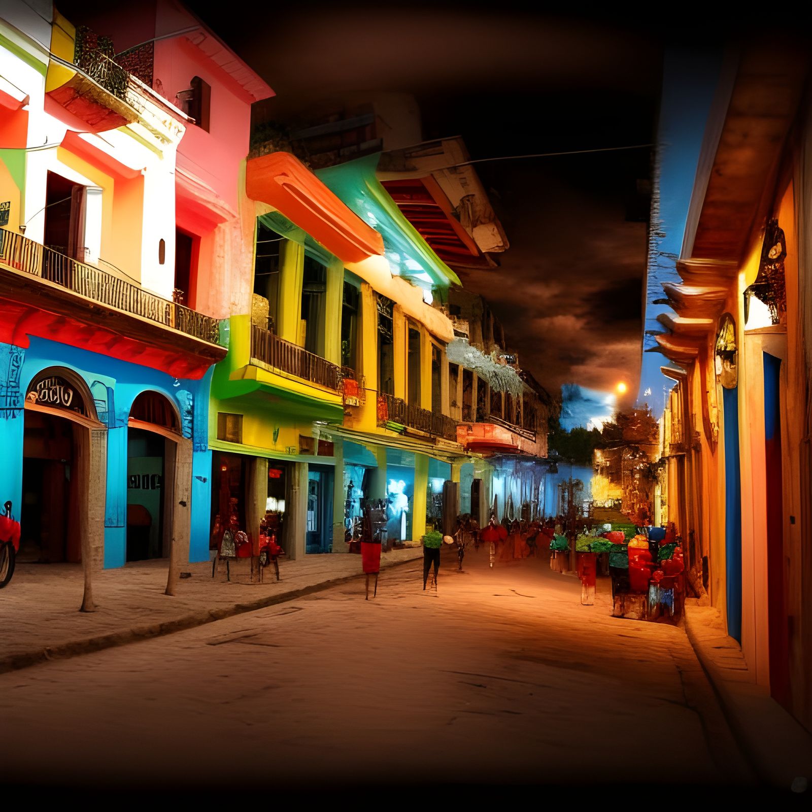 Abstract Render of Bodeguita del Medio, Havana