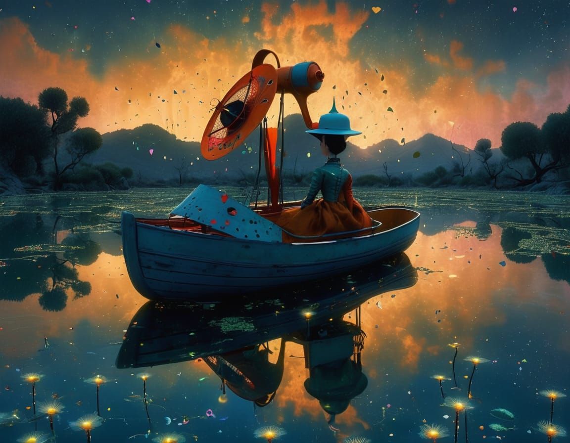 3D above view beautiful solarpunk aetherpunk idyllic utopian world with vast lush undulating landscape filled with thous...