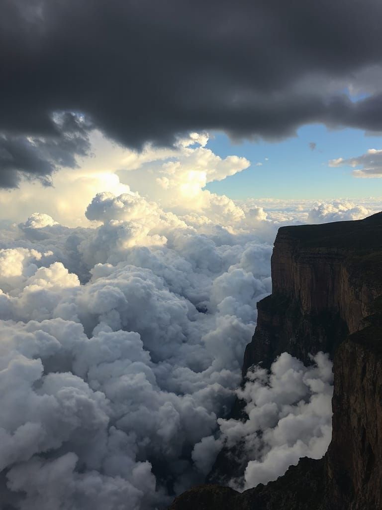 Cosmic Cloudscape Unveils Endless Twilight