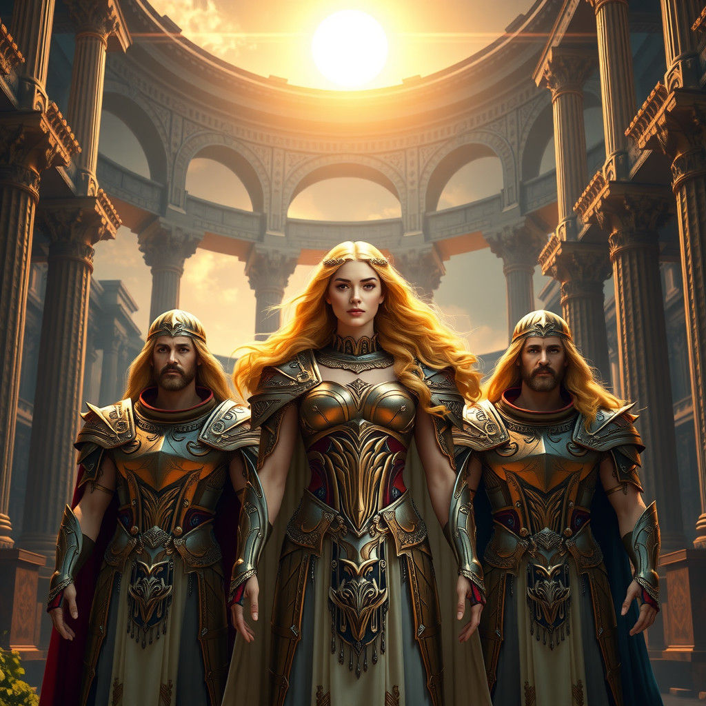 Andromeda and Brothers in King's Coliseum