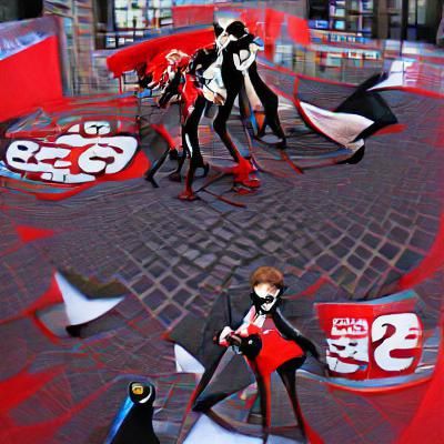 Persona 5 Inspired Digital Art