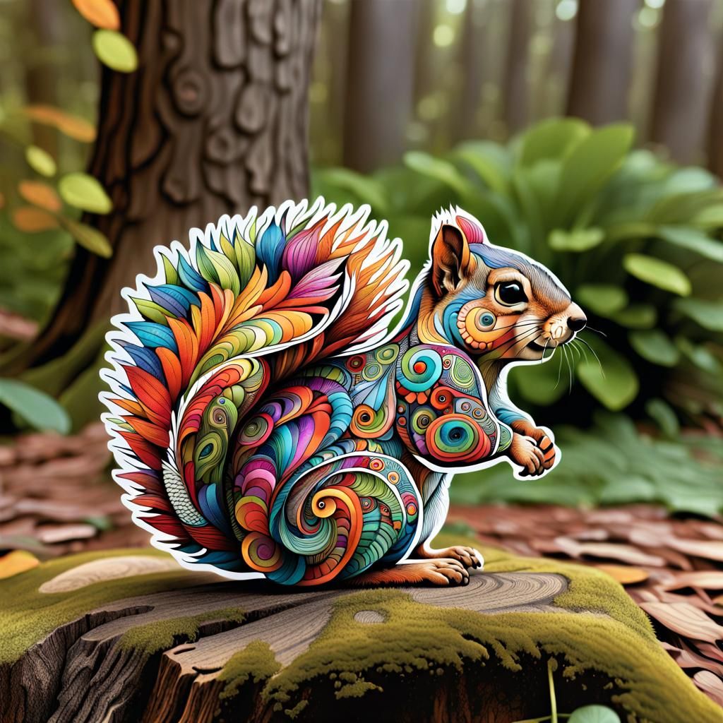Swirly Wirly Squirrel
