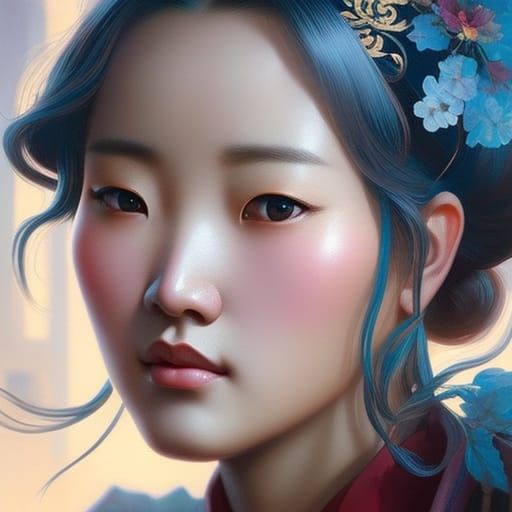 Beautiful Korean Girl 1940's style