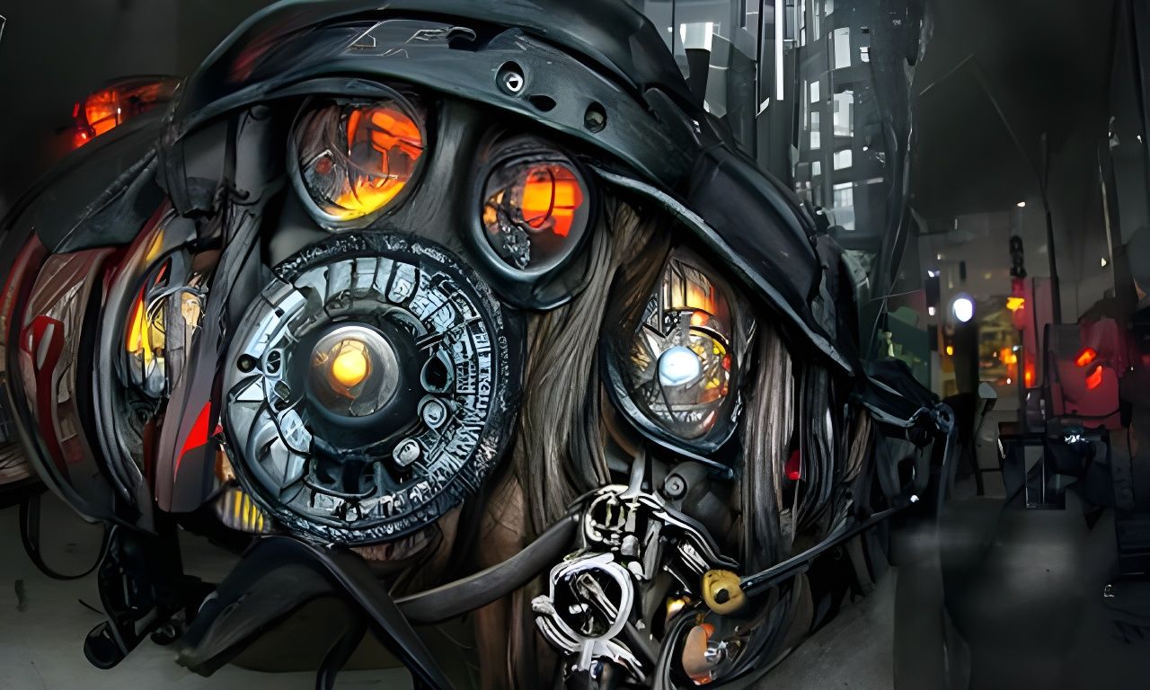 Steampunk Torture in Cyberpunk Dystopia