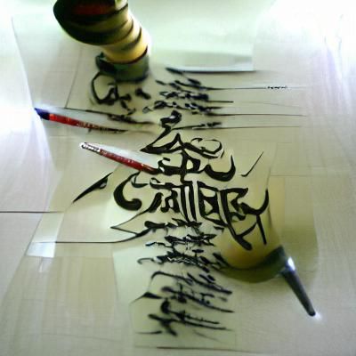 Calligraphy Art Generated by AI