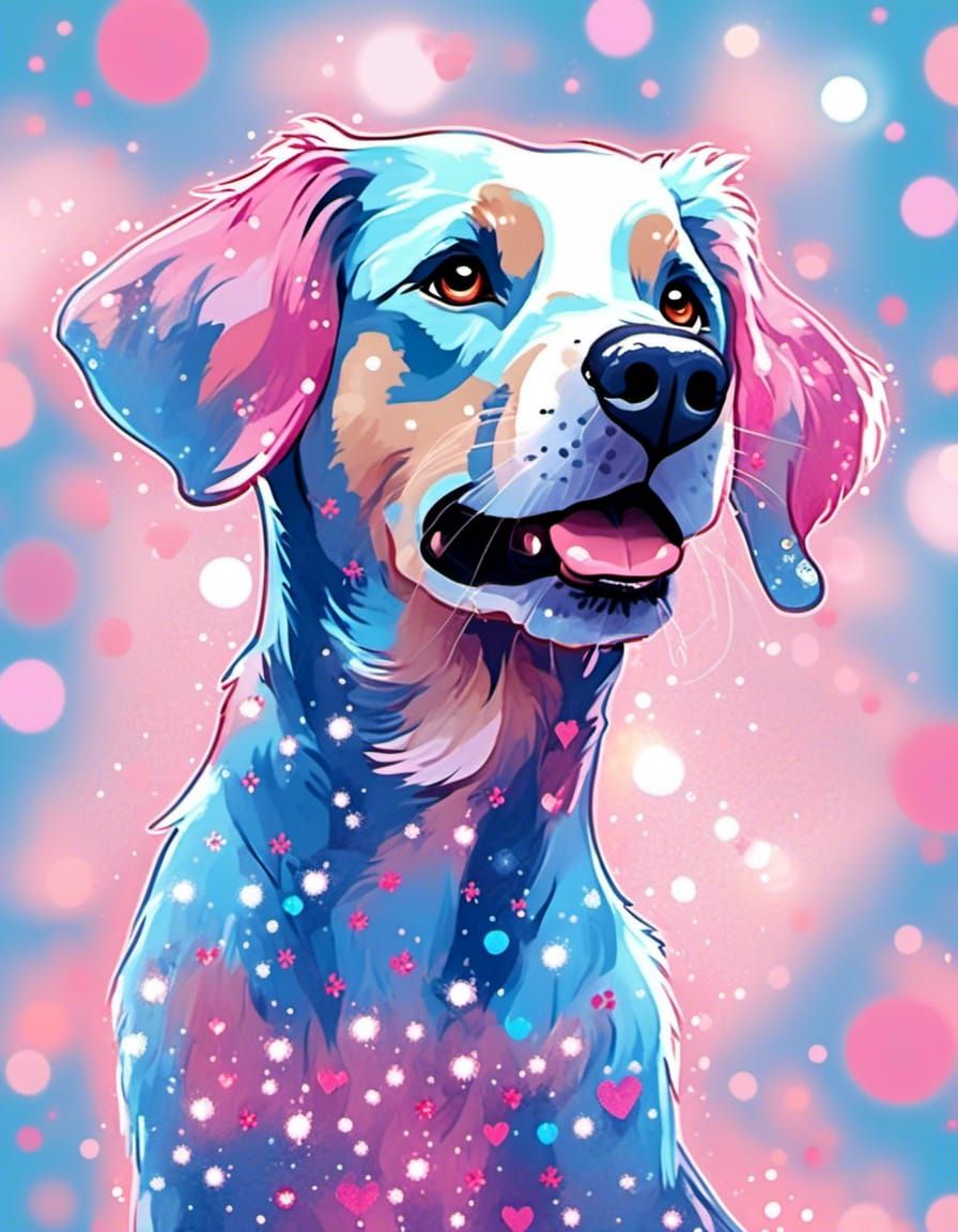 Dog painting