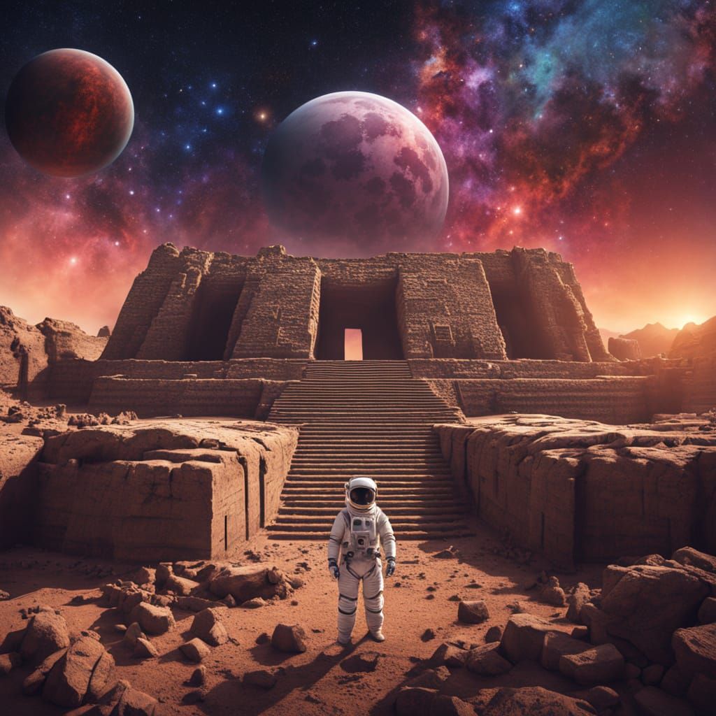 Astronaut Discovers Ancient Alien Temple on the Moon