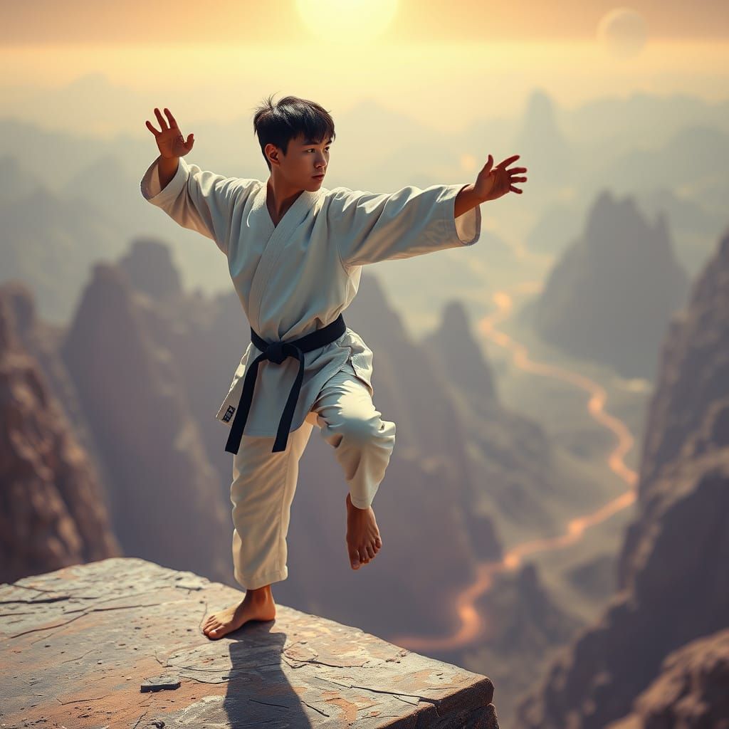 practicing on the edge of space and time