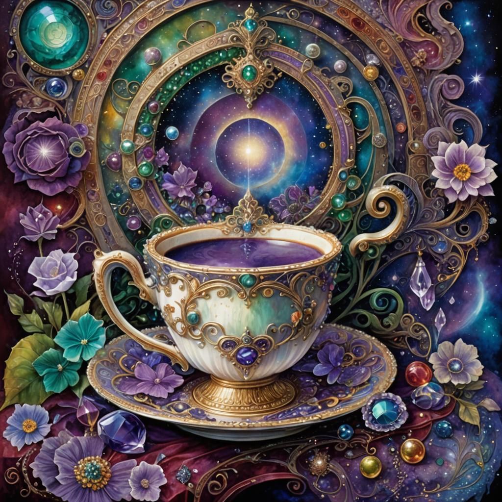Tea Time—Purple PeaFlower Tea