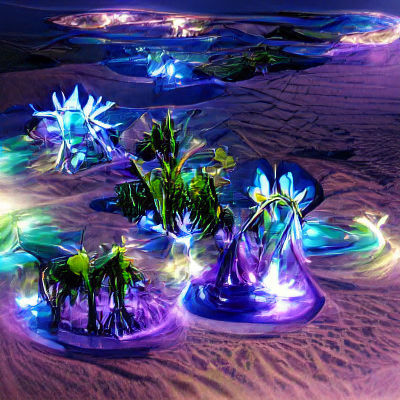 AI Interpretation of a Blank Canvas