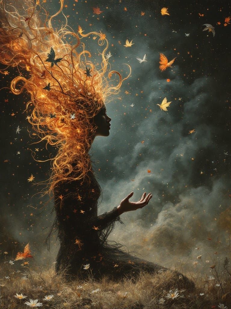 Whimsical Mythical Creatures in Dreamlike Settings