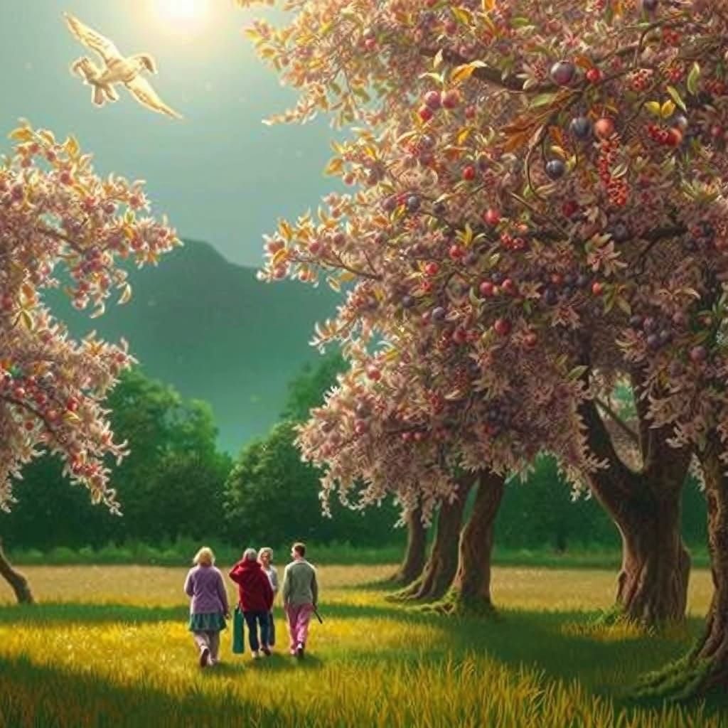 Heaven is an orchard