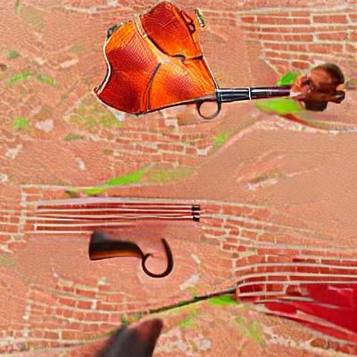 AI Interpretation of a Violin