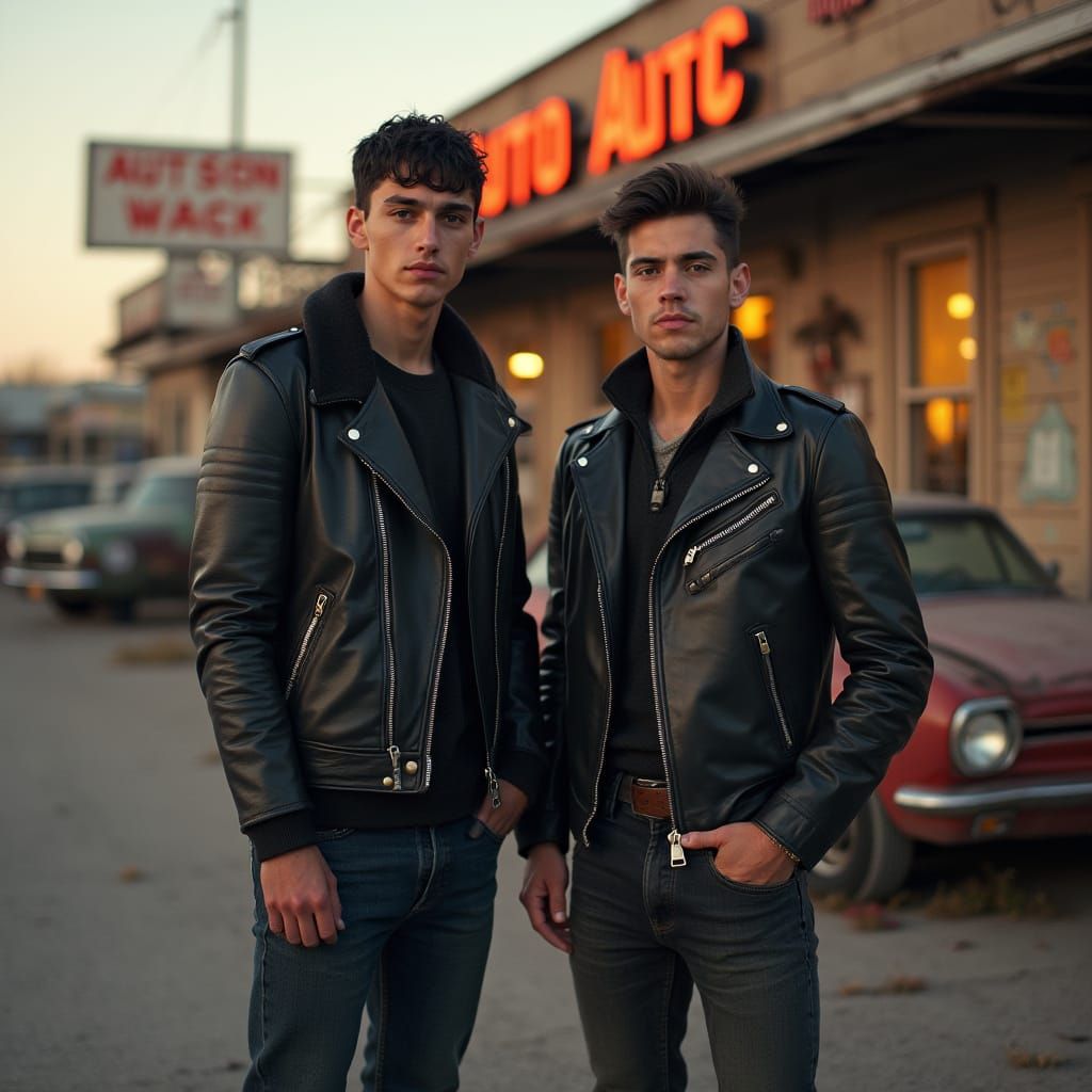 Biker Portrait in Hyperrealistic Style