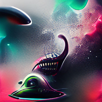 Futuristic Alien Landscape in Digital Art Style