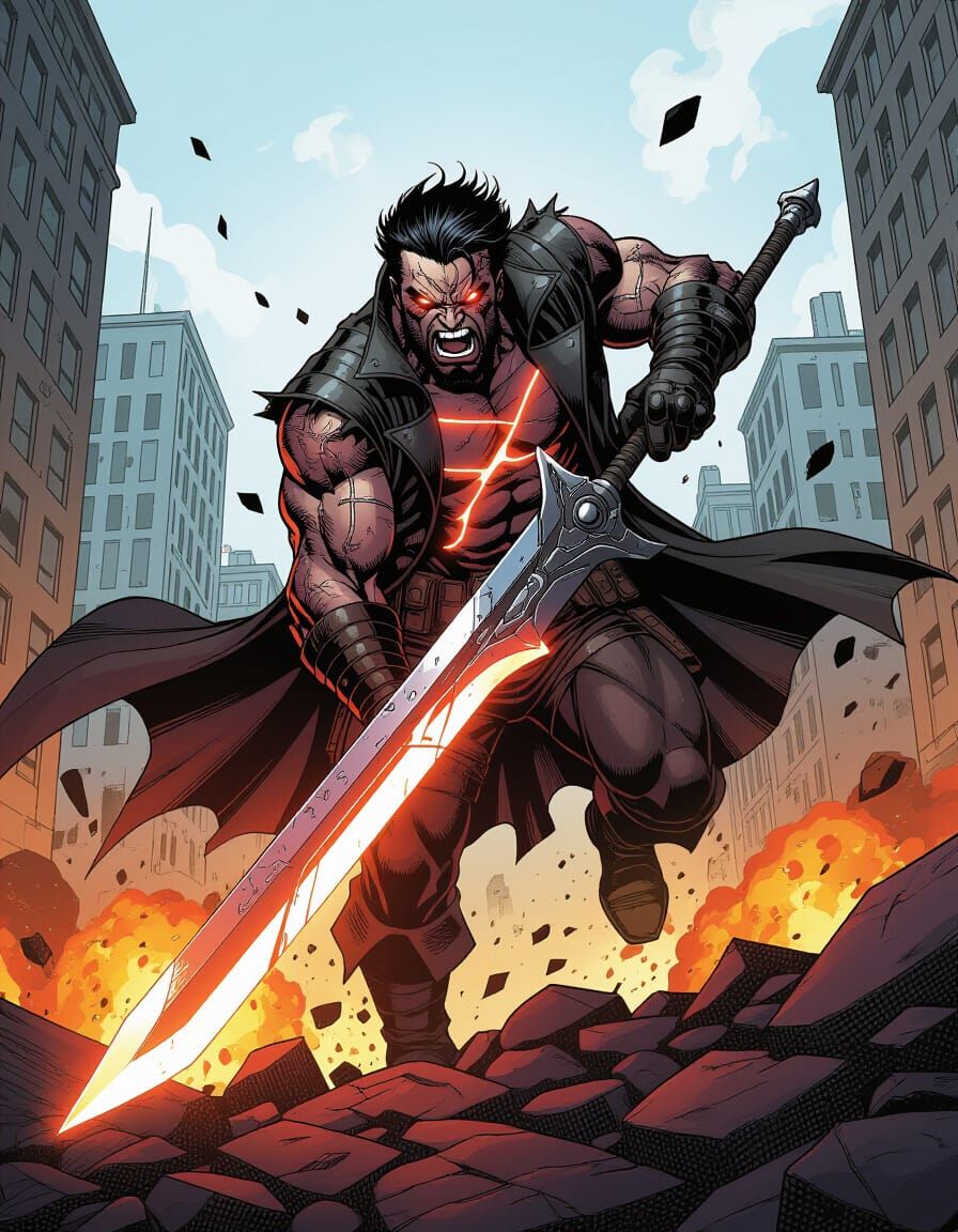 The Outlaw Ironclad Leaps With Blazing Greatsword