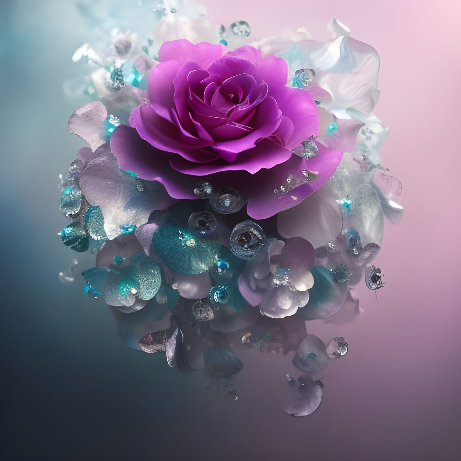 ♧Flowers & Crystals◇