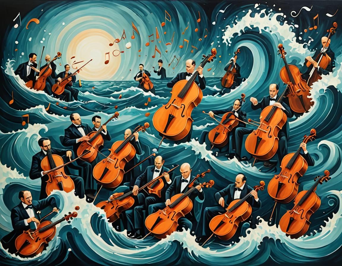 Surreal Orchestra Rocks on Ocean Waves