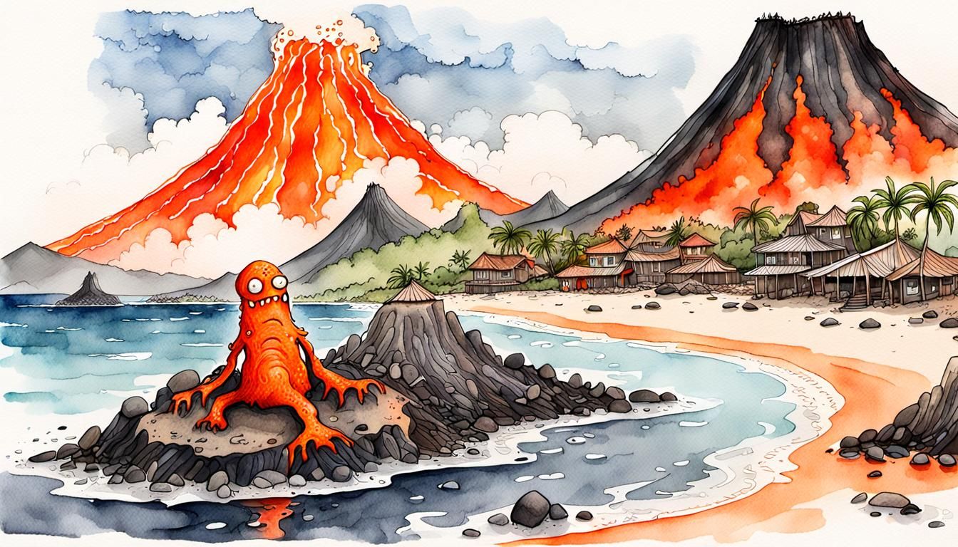 Where Else Would a Lava Monster Go for Vacation?