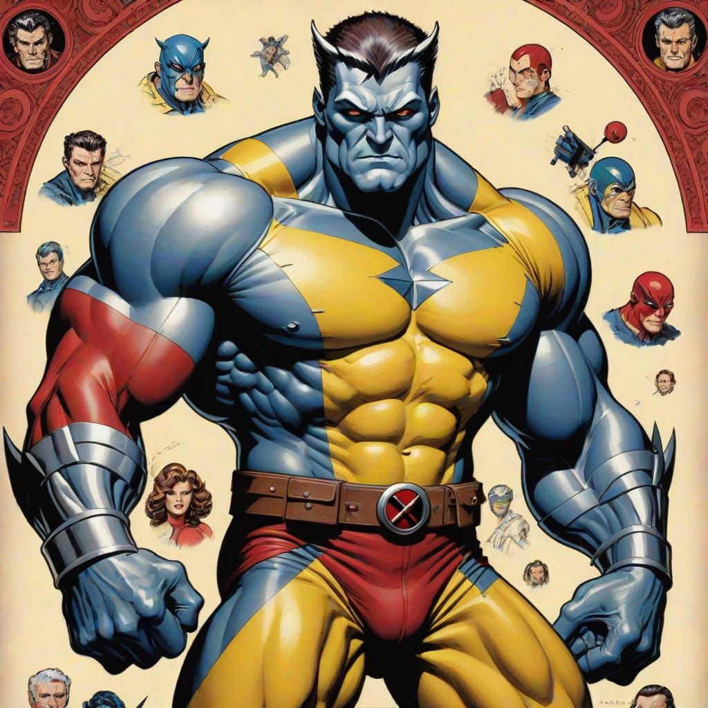 Colossus in Ed Hardy & Norman Rockwell Styles