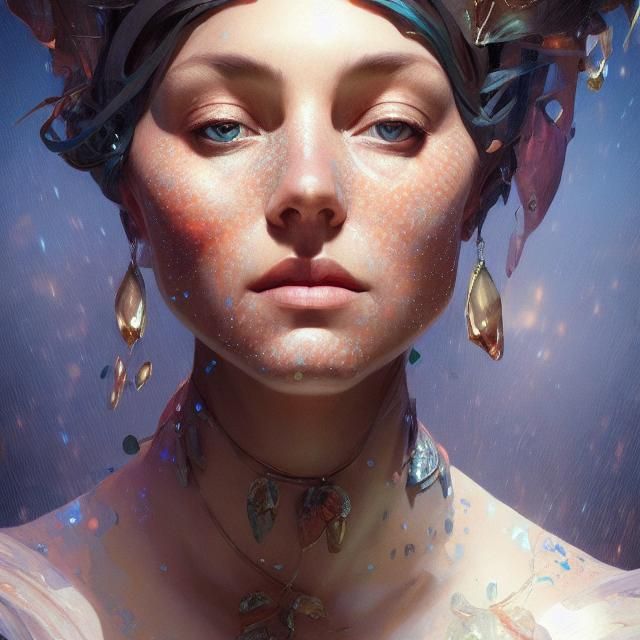 Detailed Portrait of Genesis Queen Mother