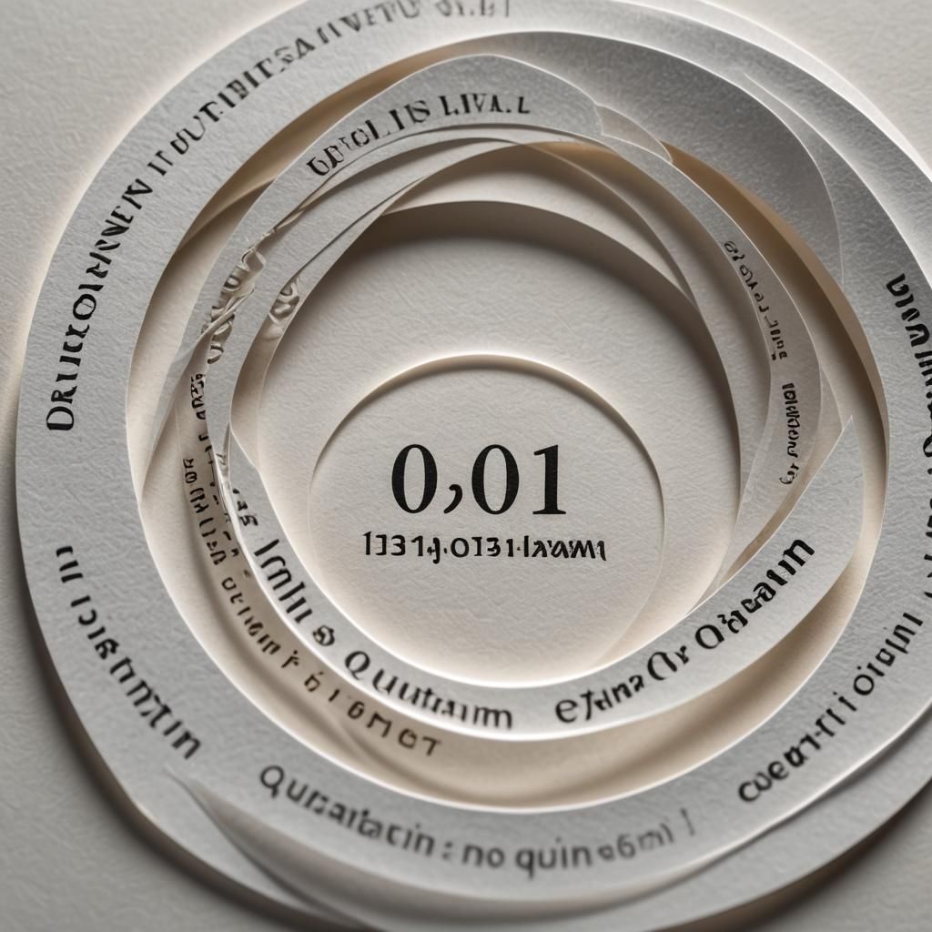 Mobius Strip "Quantum Exam" Product Photography