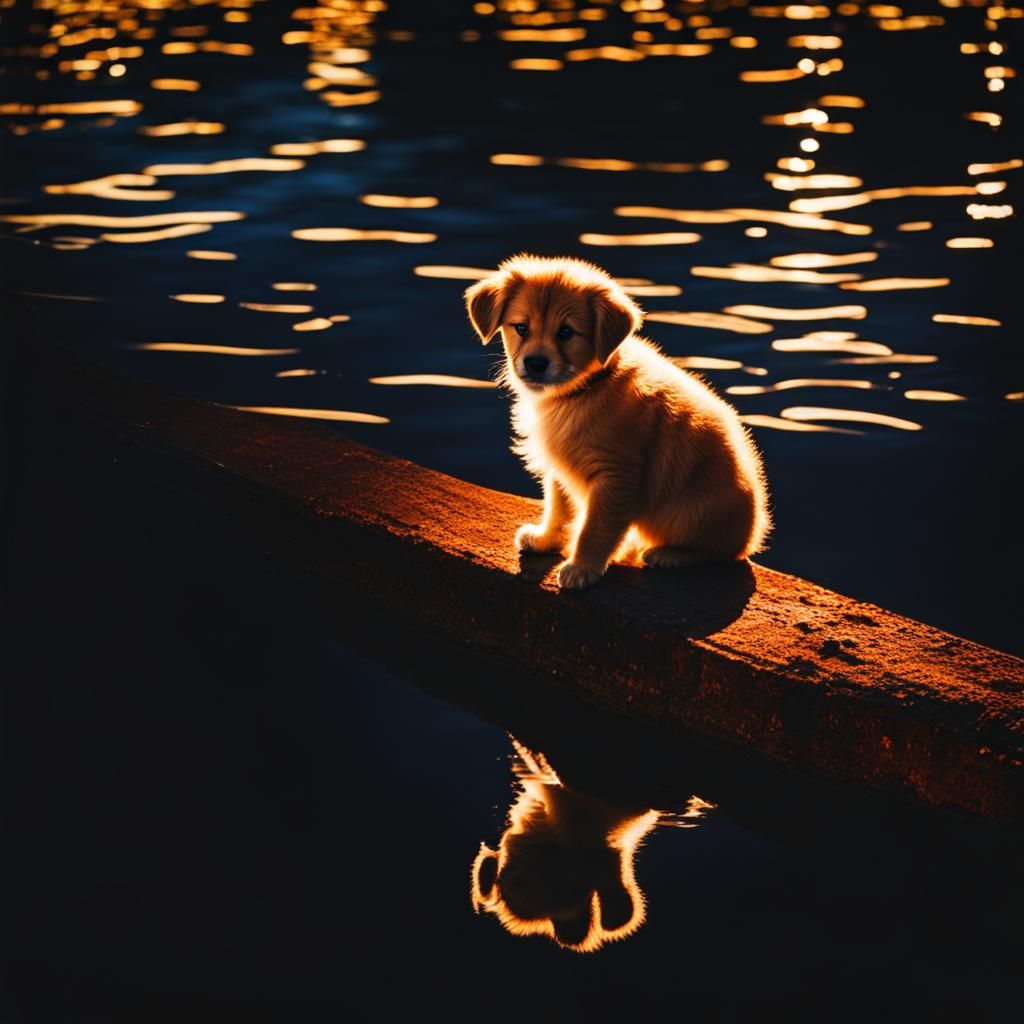 Blood Splatter in Dark Ambiance