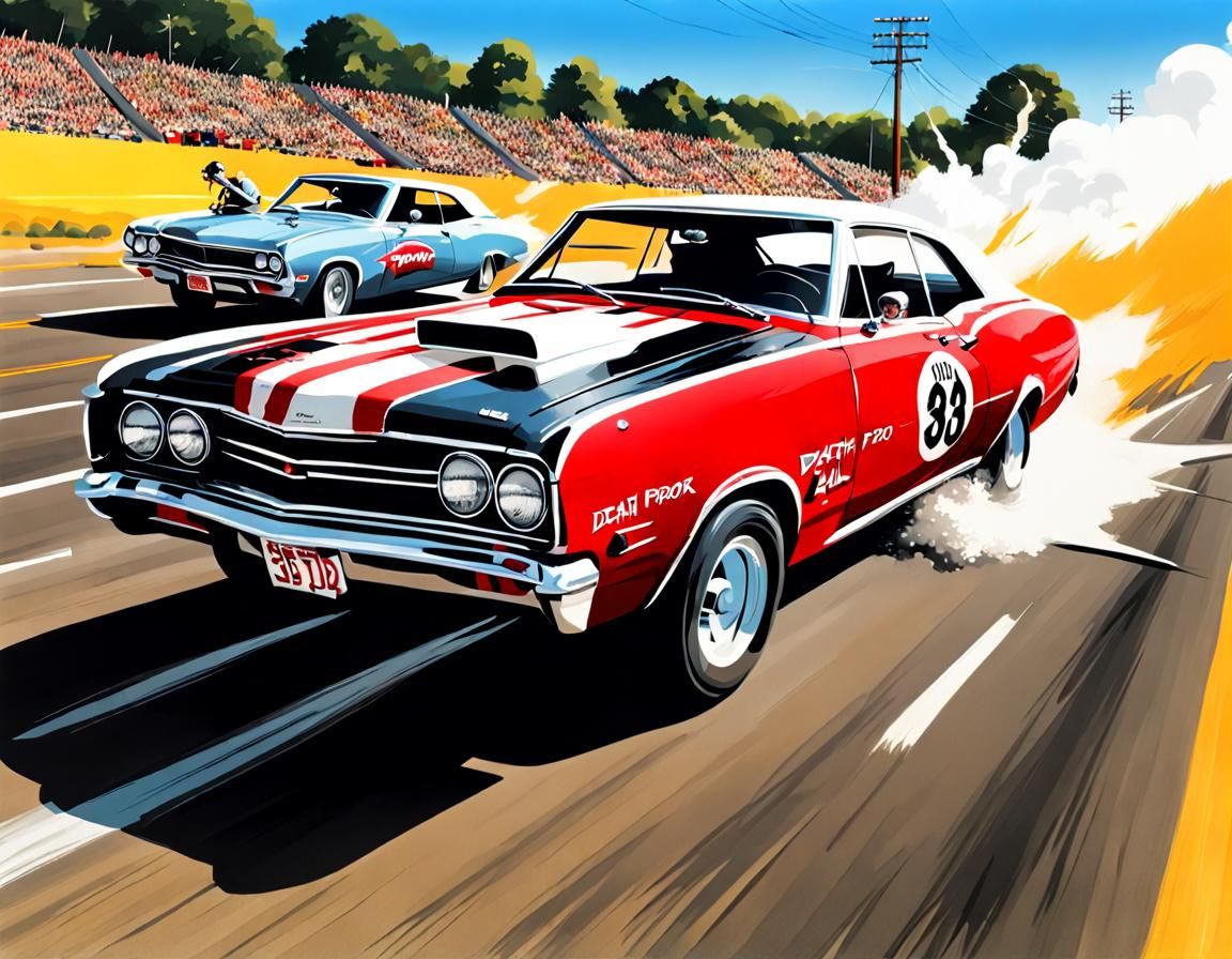 Death Proof: Realistic Action Movie Poster Car Chase