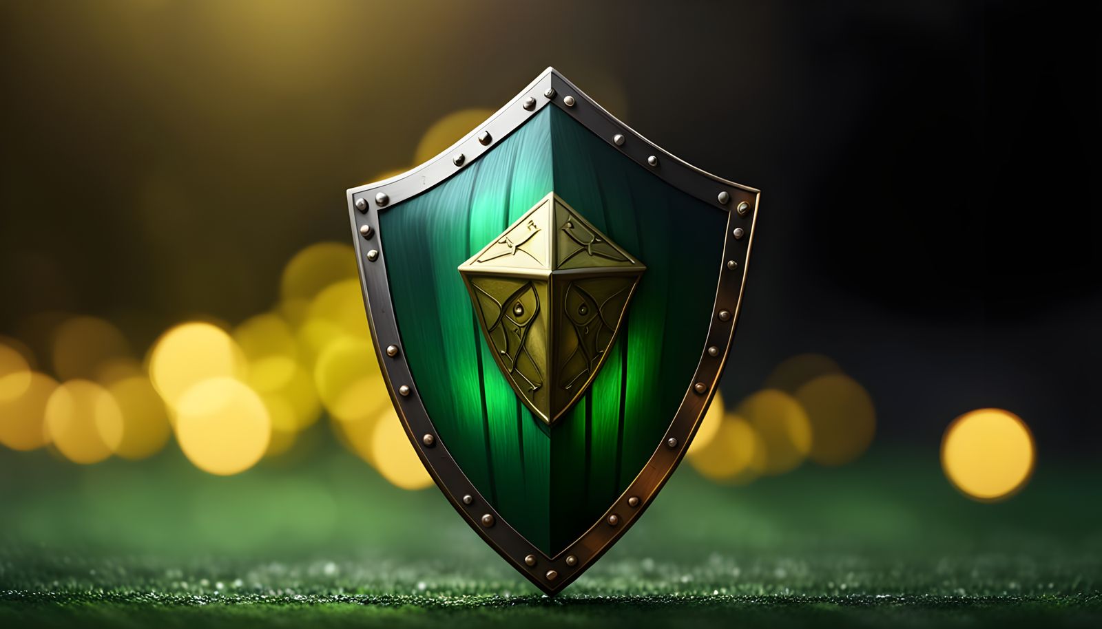 Epic Dungeons and Dragons Warrior Emerges from Metallic Shie...