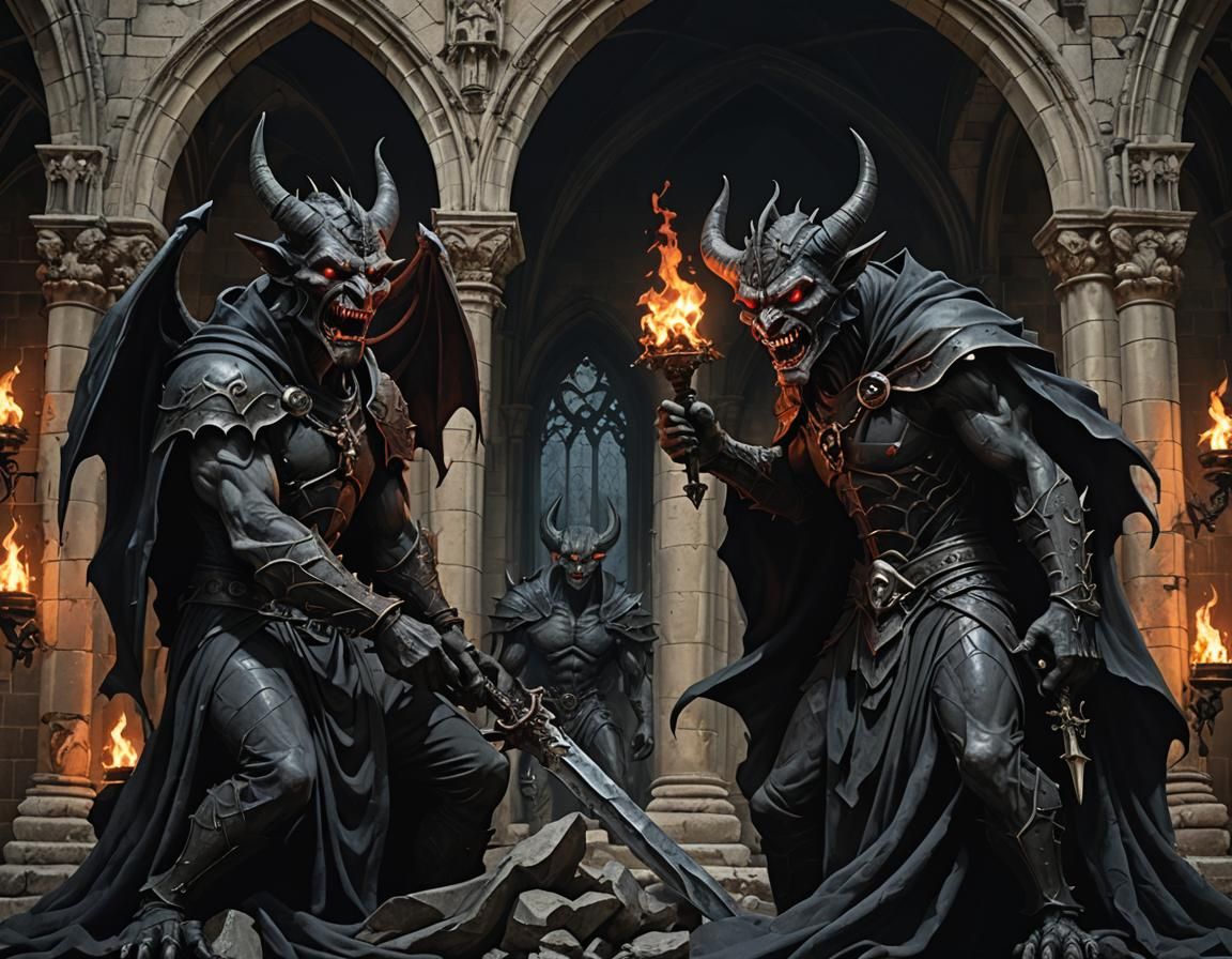 Demons Compete in Gothic Torture Competition