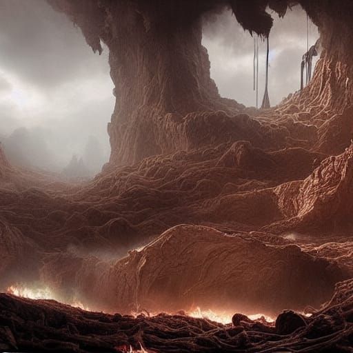 Epic Cinematic Vision of the Pit of Hell