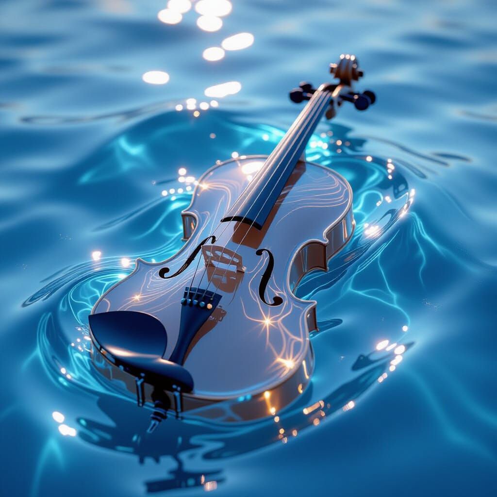 Ocean Wave Violin of Liquid Light
