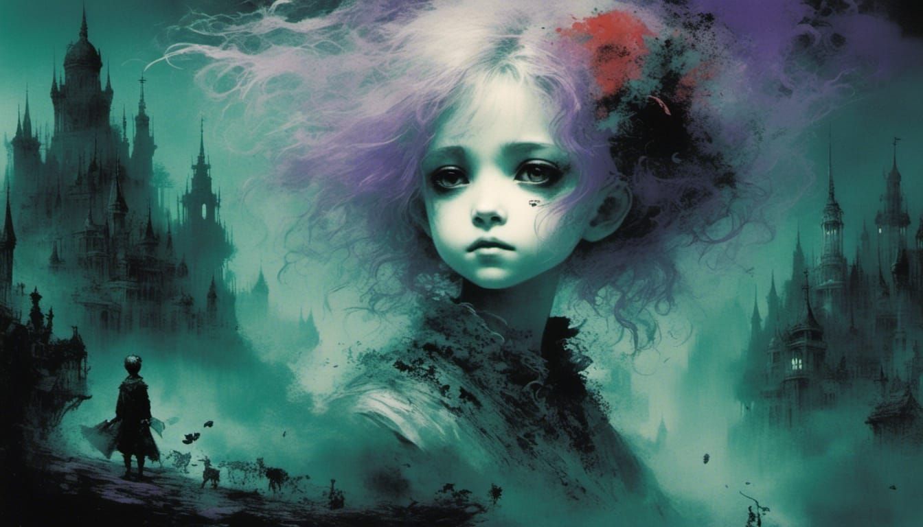 Surreal Eyes and Visions in Vivid Gradient