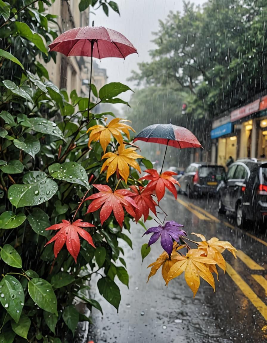 Abstract Watercolors in a Dreamlike Style