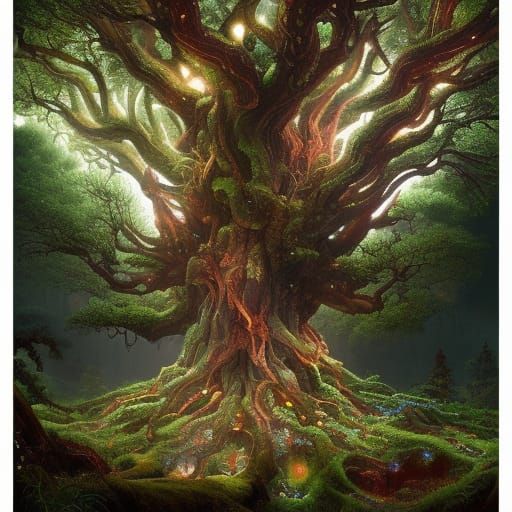 Yggdrasil: The Tree of Life in Hyperdetailed Photorealism