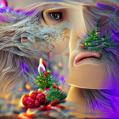 High Resolution Festive Yule Photo Illustration