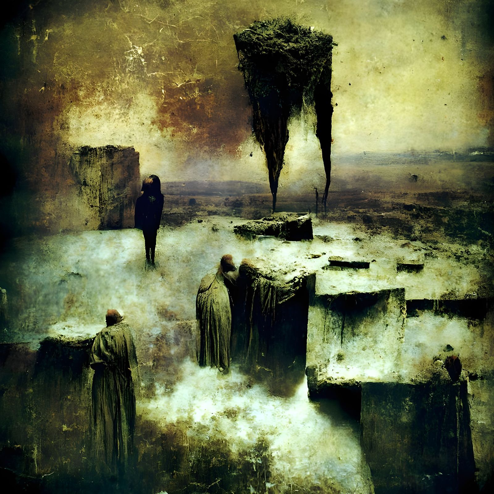 Nightmarish Visions in a Dark Surrealist Style