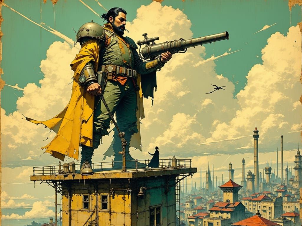 The Steam Baron, a ruthless industrialist with a penchant for steam-powered weaponry.