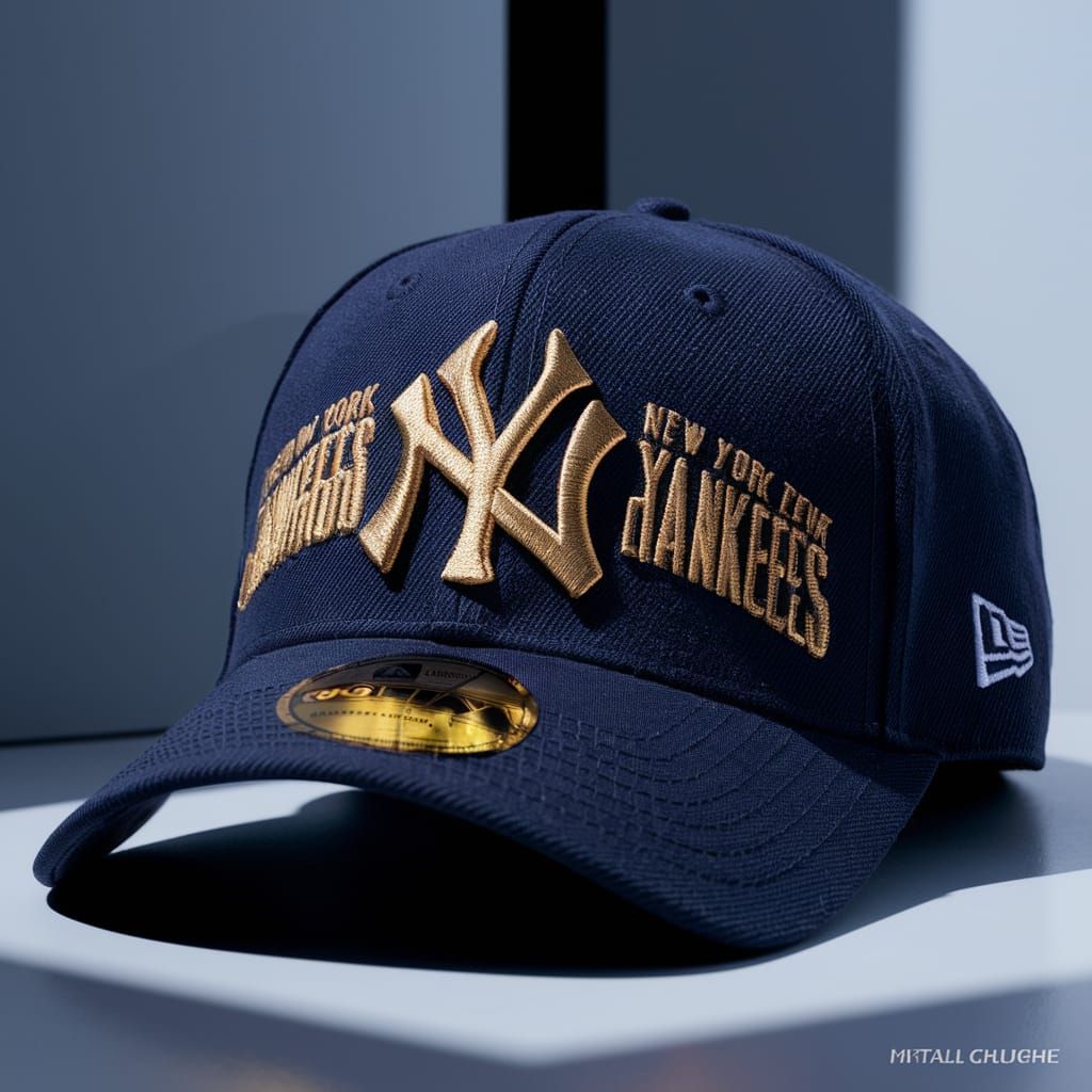 Hyperrealistic Photo of New York Yankees Championship Cap