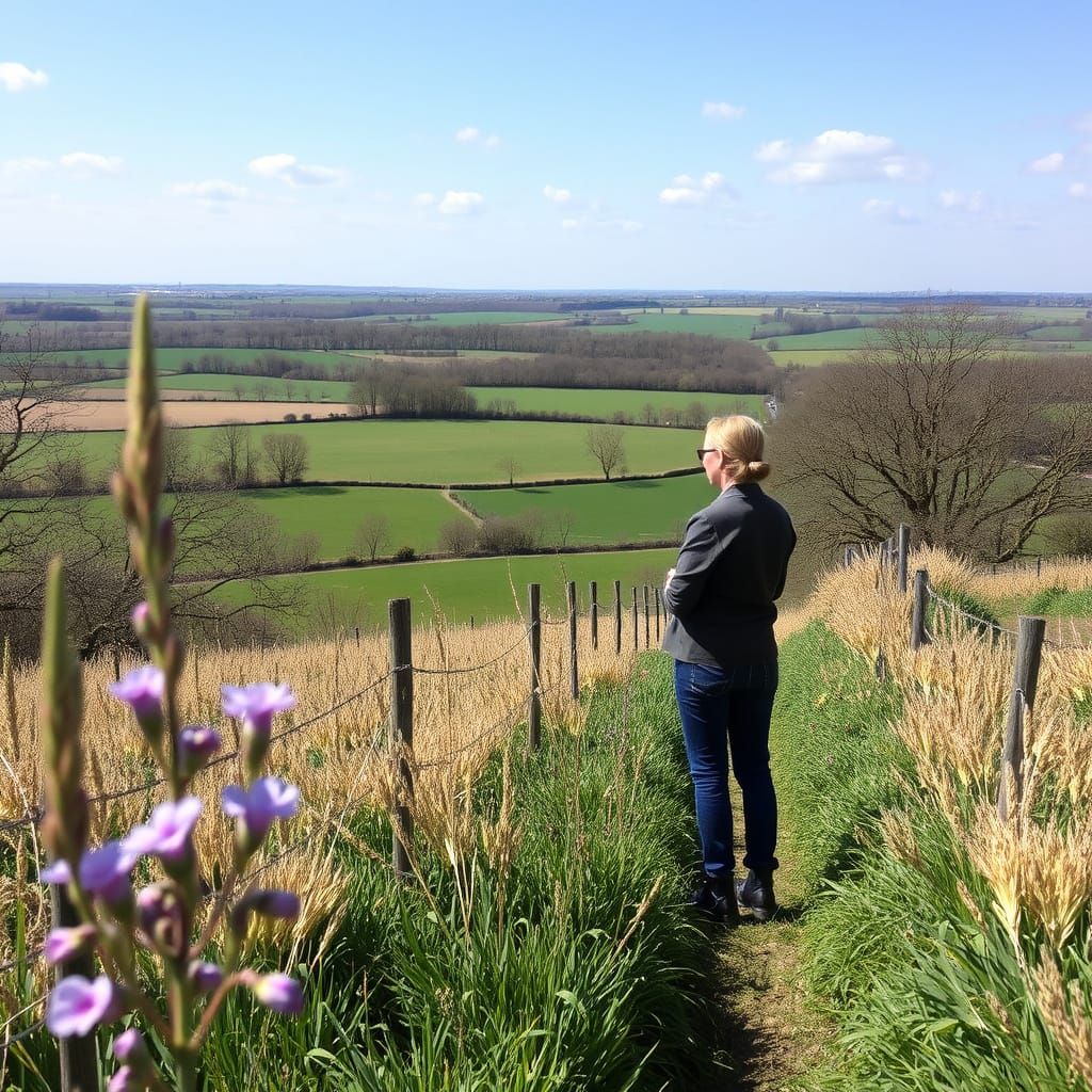 Mystical Landscape in Sussex Countryside Style