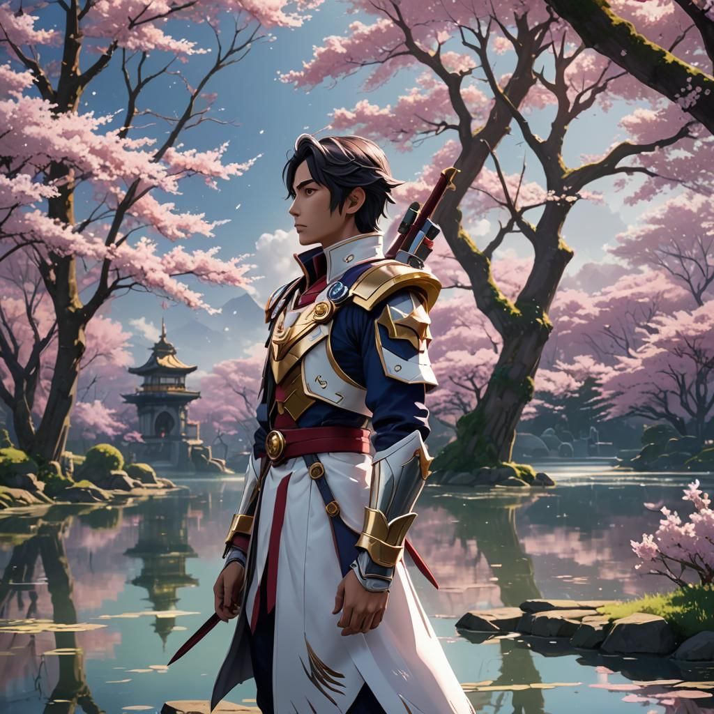 Jhin as Star Guardian in Ghibli Anime Style