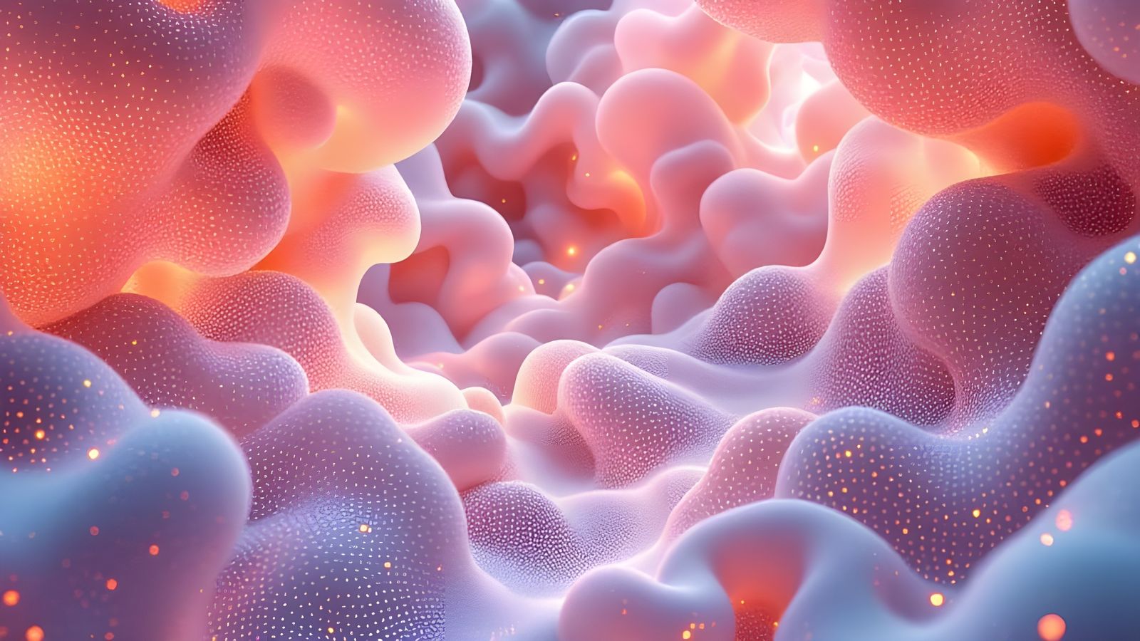 soft pulsing bulging ripples