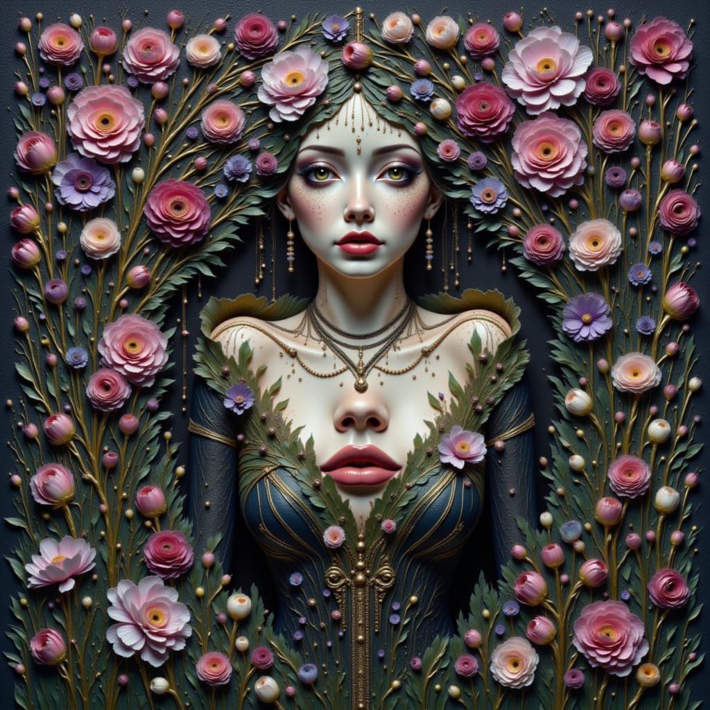 Morgan le Fay as a Fantasy Sorceress, Inspired by Nene Thoma...