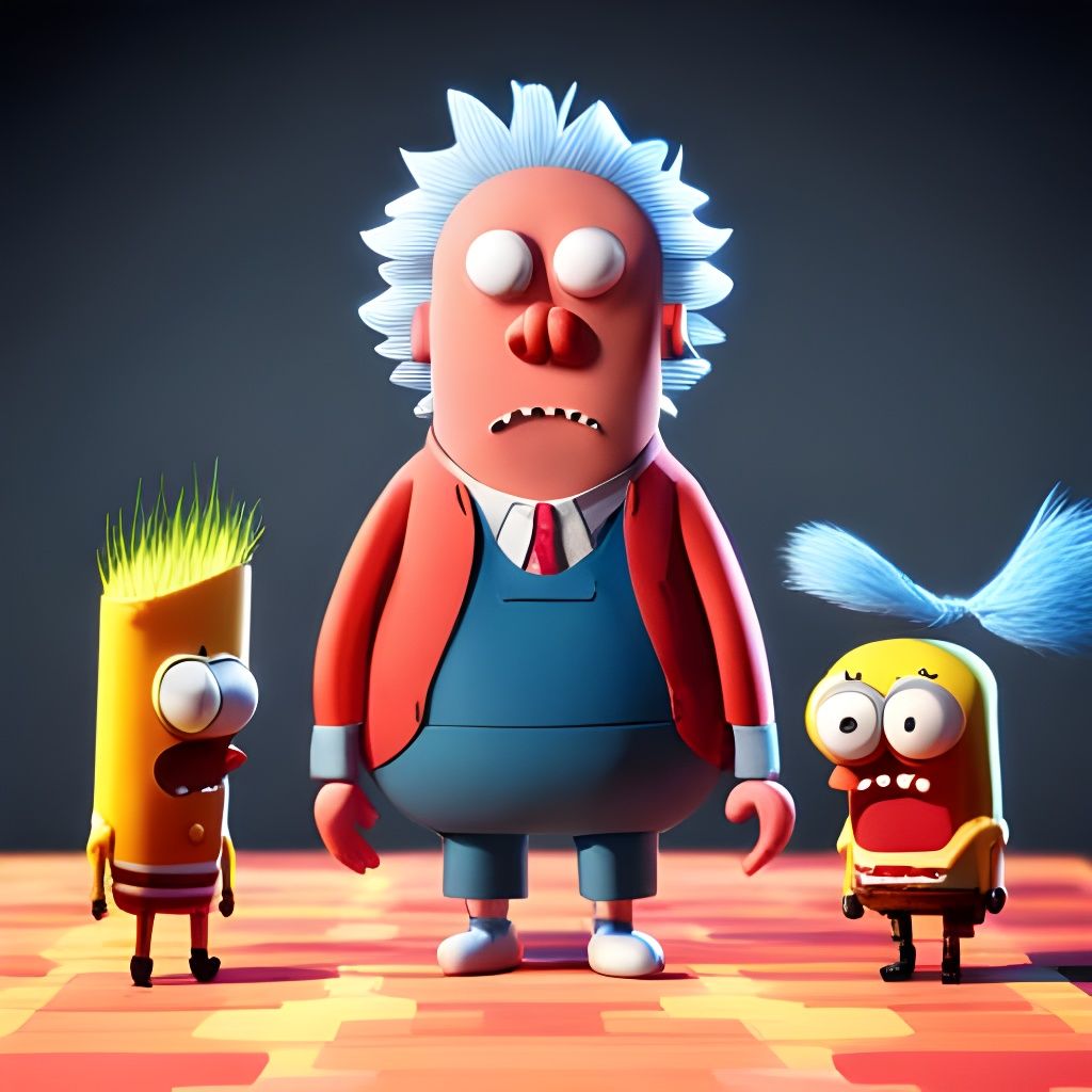 Nightmarish Hybrid Creature in Unreal Engine Style