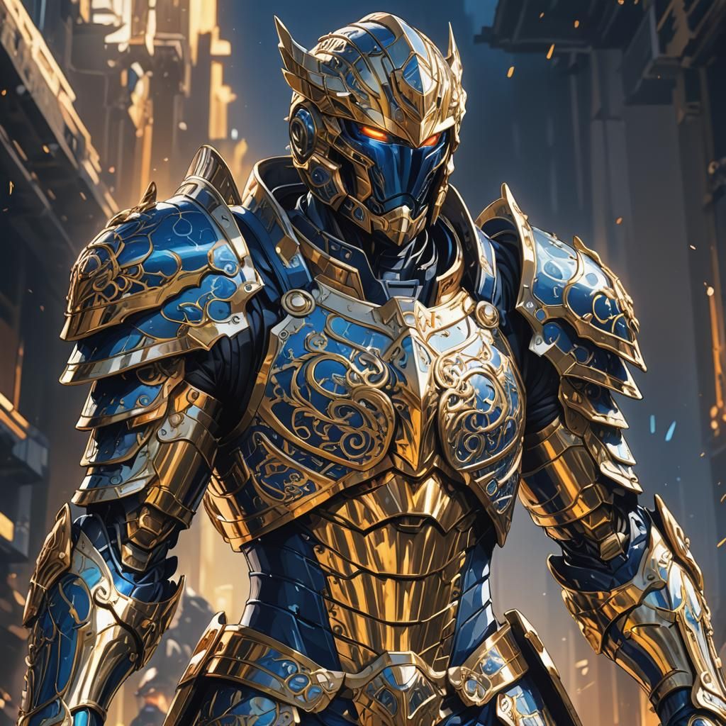 Dynamic Anime Character Concept Art in Manga Style