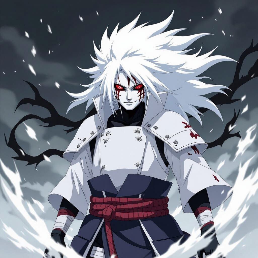 Terrifying Anime Character with Dark Spear