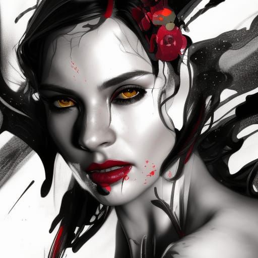 Neo-Noir Portrait with Dynamic Lighting