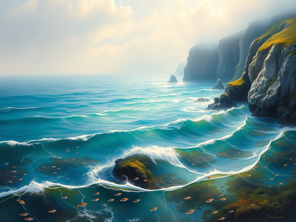 Dreamlike Seascape in the Style of Romantic Era Masters